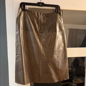 Banana Republic leather Pencil Skirt
